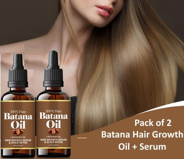 Batana Hair Growth Oil + Serum 30ml (Pack of 2)