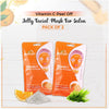 Vitamin C Peel Off Jelly Facial Mask For Salon (Pack Of 2)